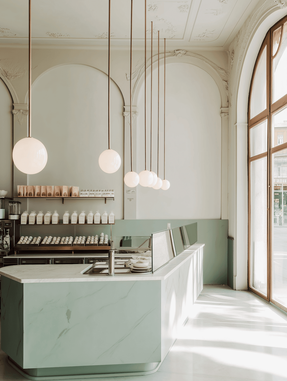 The interior of the Northbound café